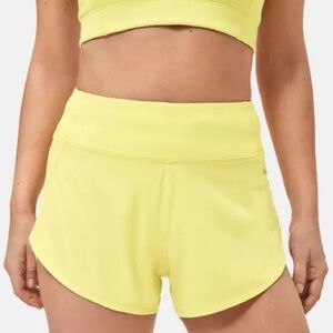 Outdoor Voices Bright Yellow Women's Athletic Shorts Small